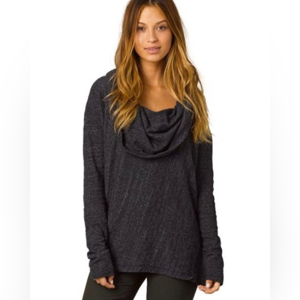 Prana Ginger Cowl Neck Top. Purple. Size S.